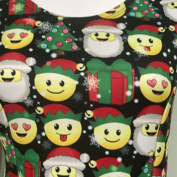 Justice Christmas Emoji Dress size 18 - Picture 4 of 7
